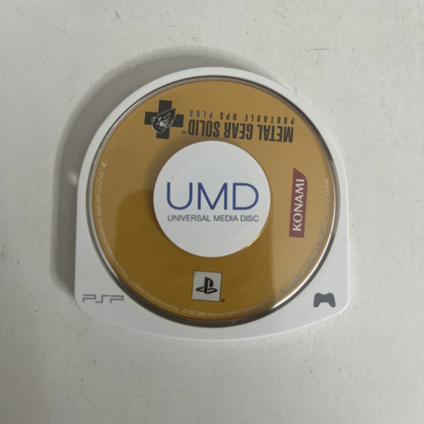 Metal Gear Solid Portable Ops Plus PSP Sony PlayStation Portable JAPAN 2007 Game