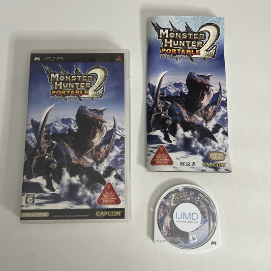 Monster Hunter Portable 2nd PSP Sony PlayStation Portable 2007 JAPAN Game