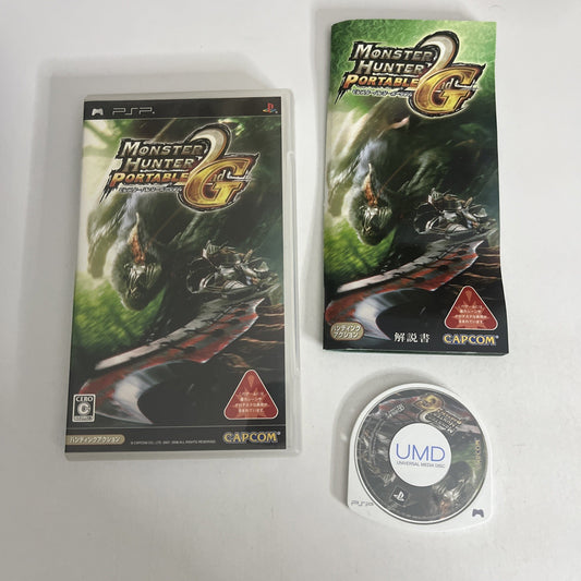 Monster Hunter Portable 2nd G PSP PlayStation Portable JAPAN 2008 Game Complete