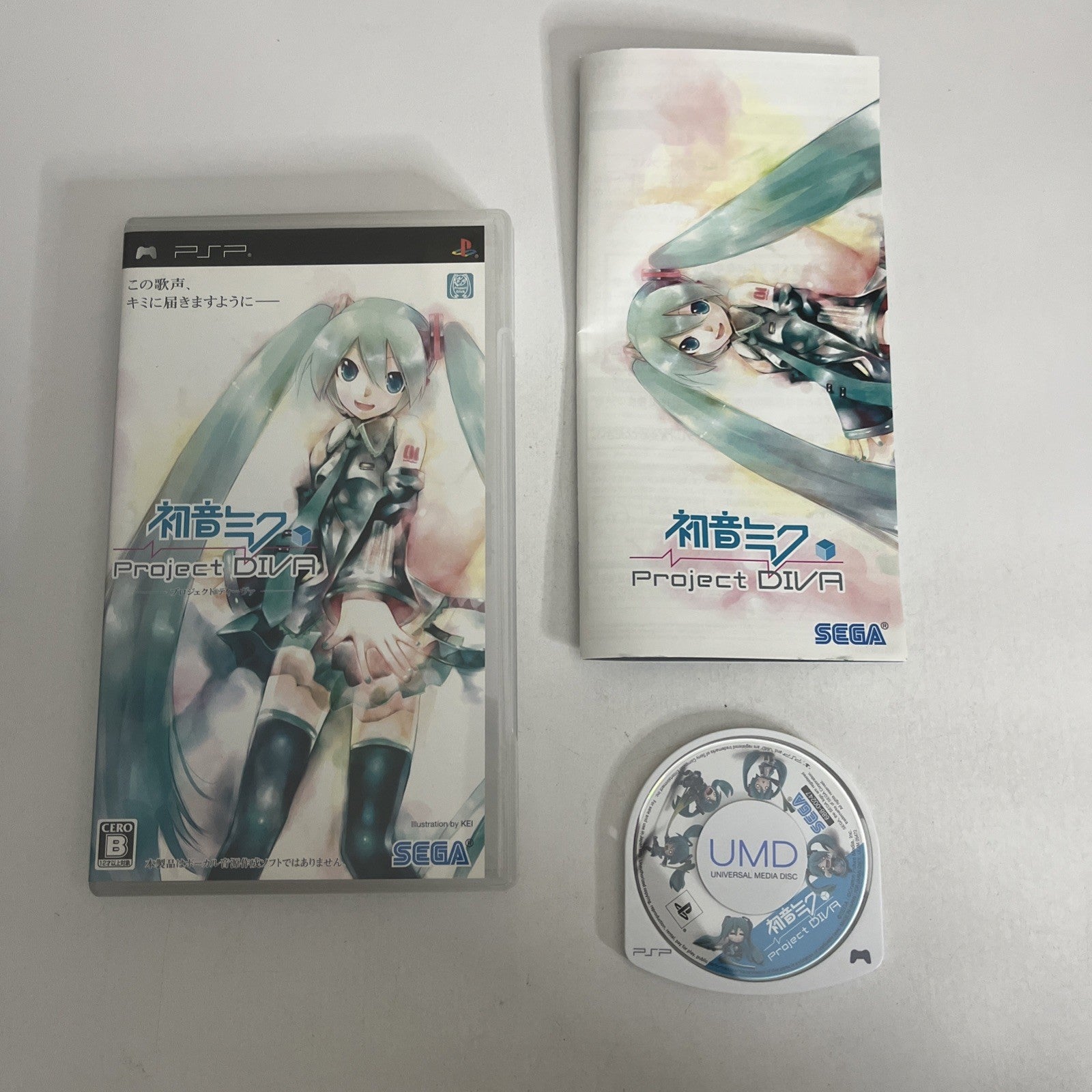 Pesp Project Hatsune Miku: Project Diva PSP Sony PlayStation Portable JAPAN Game Co ...