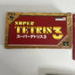 Super Tetris 3 1994 Nintendo Super Famicom SNES NTSC-J JAPAN Game Complete