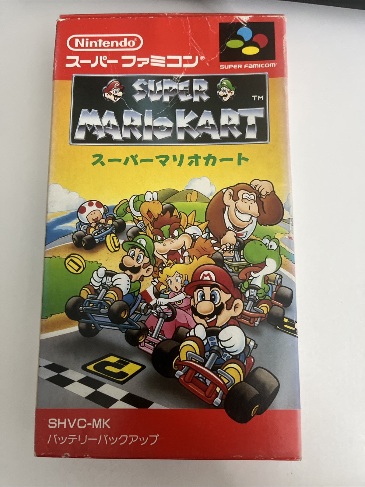 Super Mario Kart 1992 Super Famicom Nintendo SNES NTSC-J JAPAN Game Complete