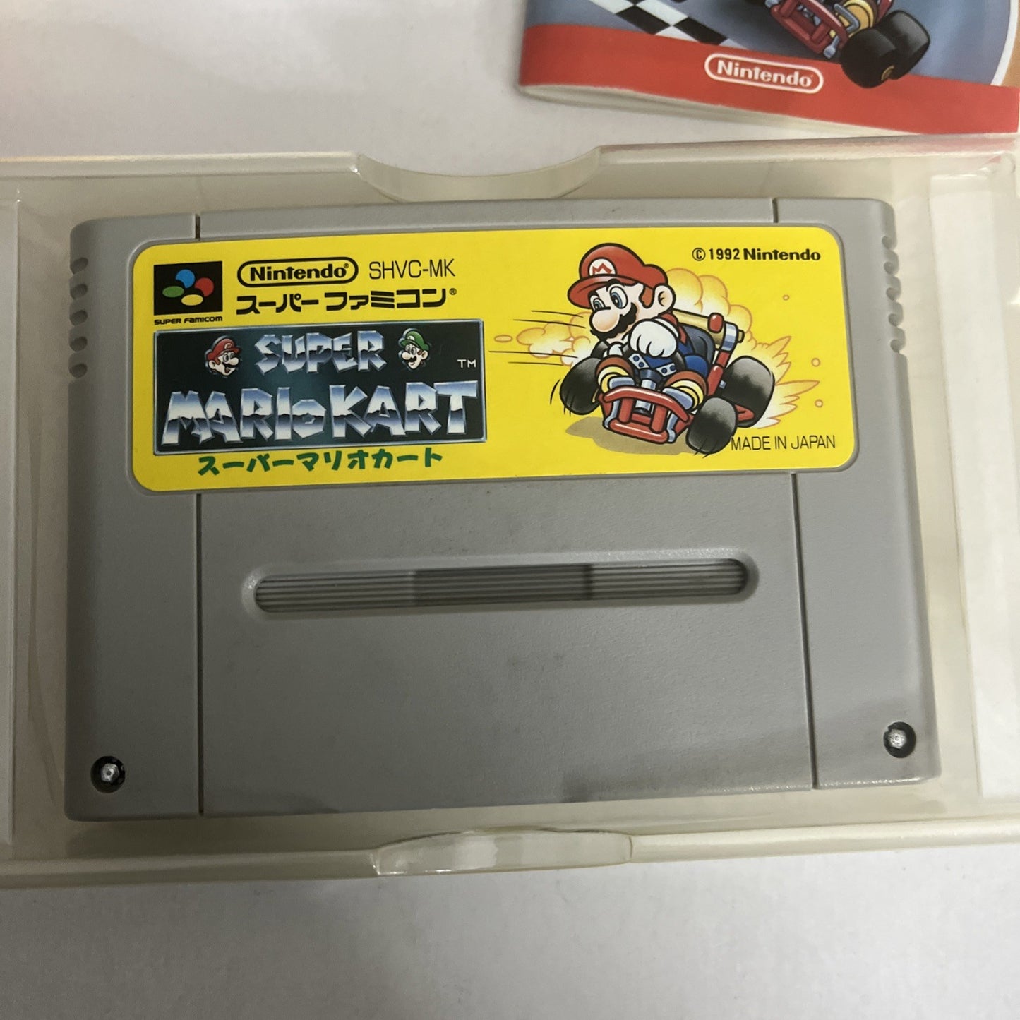Super Mario Kart 1992 Super Famicom Nintendo SNES NTSC-J JAPAN Game Complete