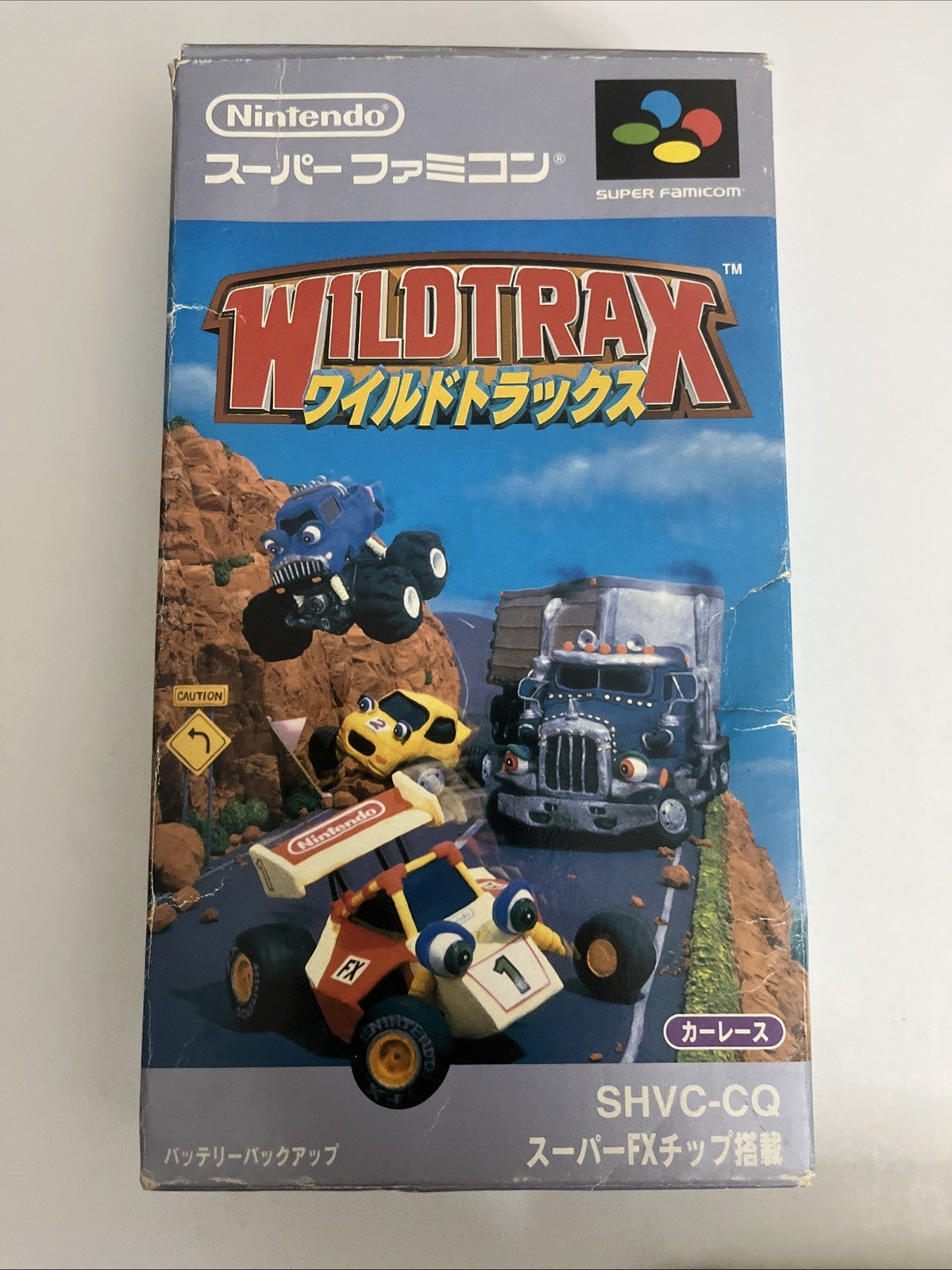 Wild Trax Stunt Race FX 1994 Nintendo Super Famicom SNES NTSC-J JAPAN Complete