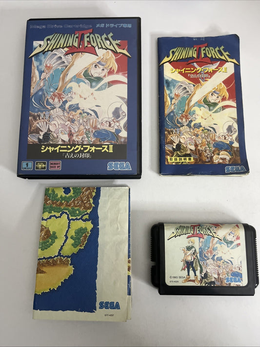Shining Force 2 SEGA Mega Drive MD NTSC-J JAPAN 1993 RPG Game Complete