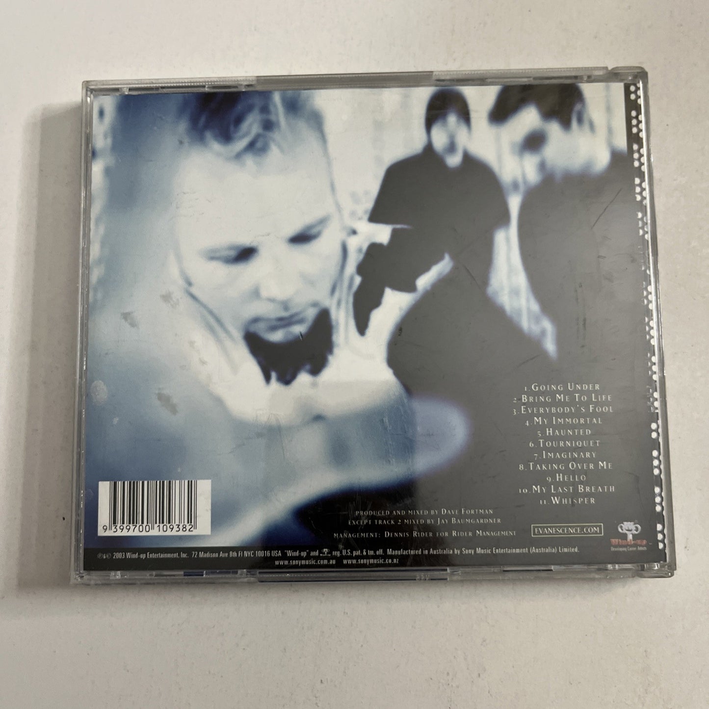 Evanescence – Fallen (CD, 2003)  Australia & New Zealand 5108792000