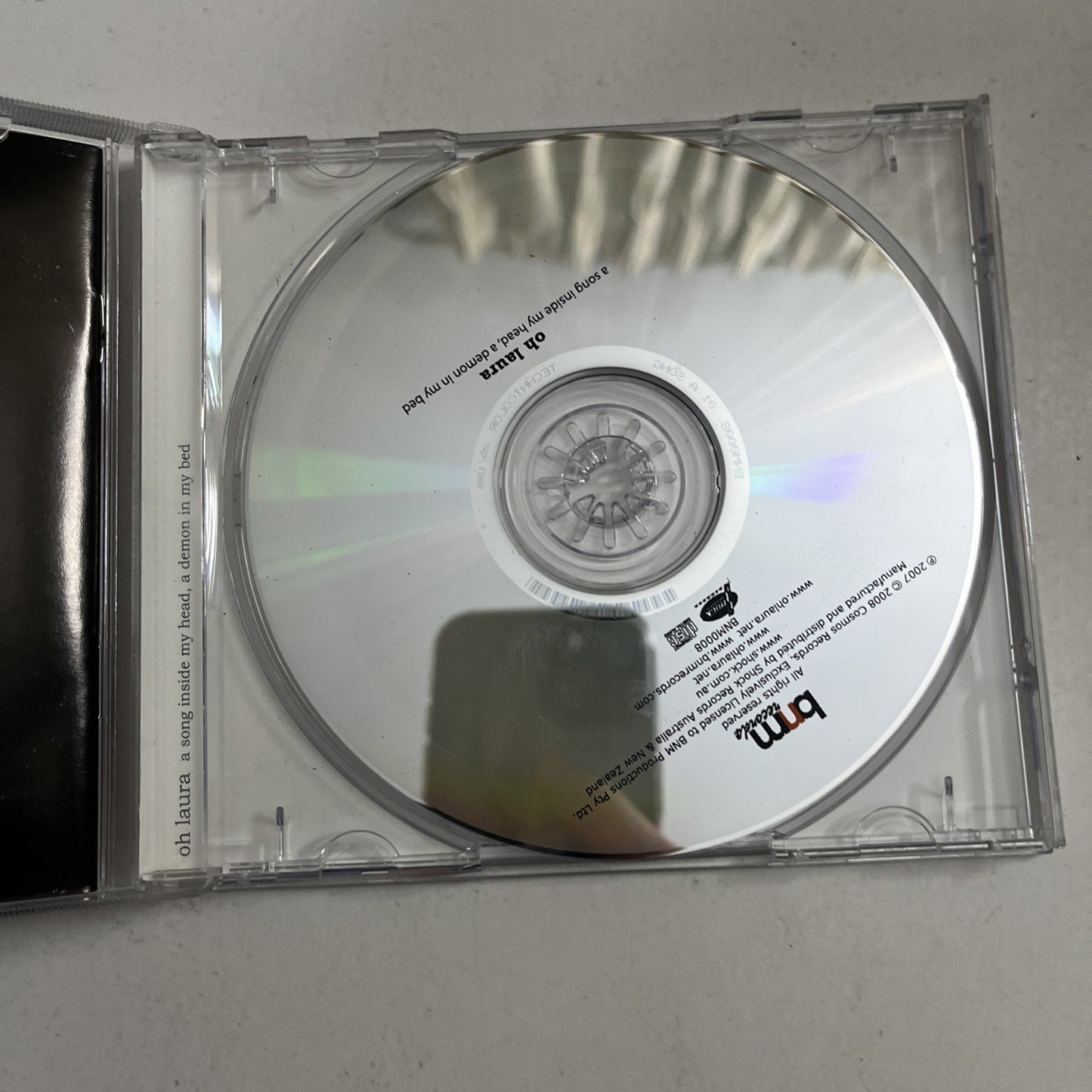 Oh Laura – A Song Inside My Head, A Demon In My Bed (CD, 2008)  BNM0008