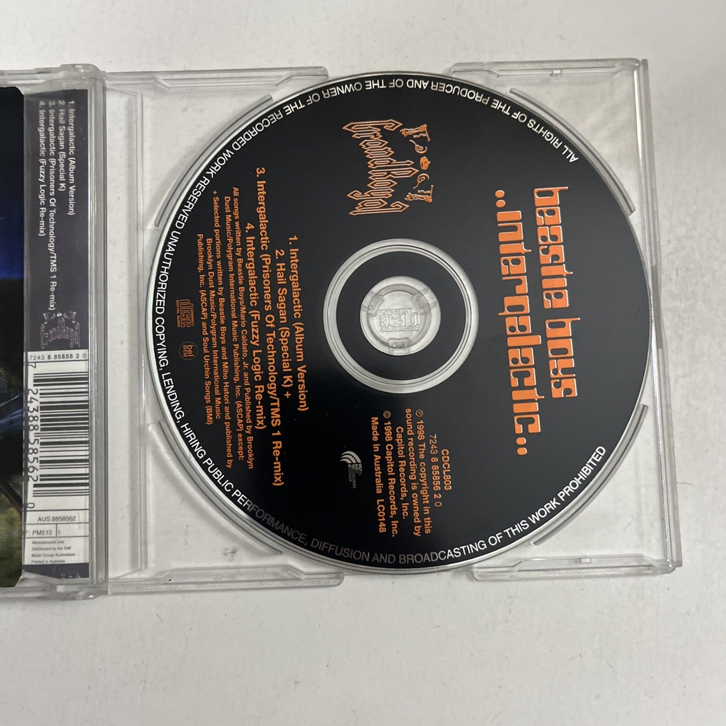 Beastie Boys – Intergalactic (CD, 1998) Australia 7243 8 85856 2 0