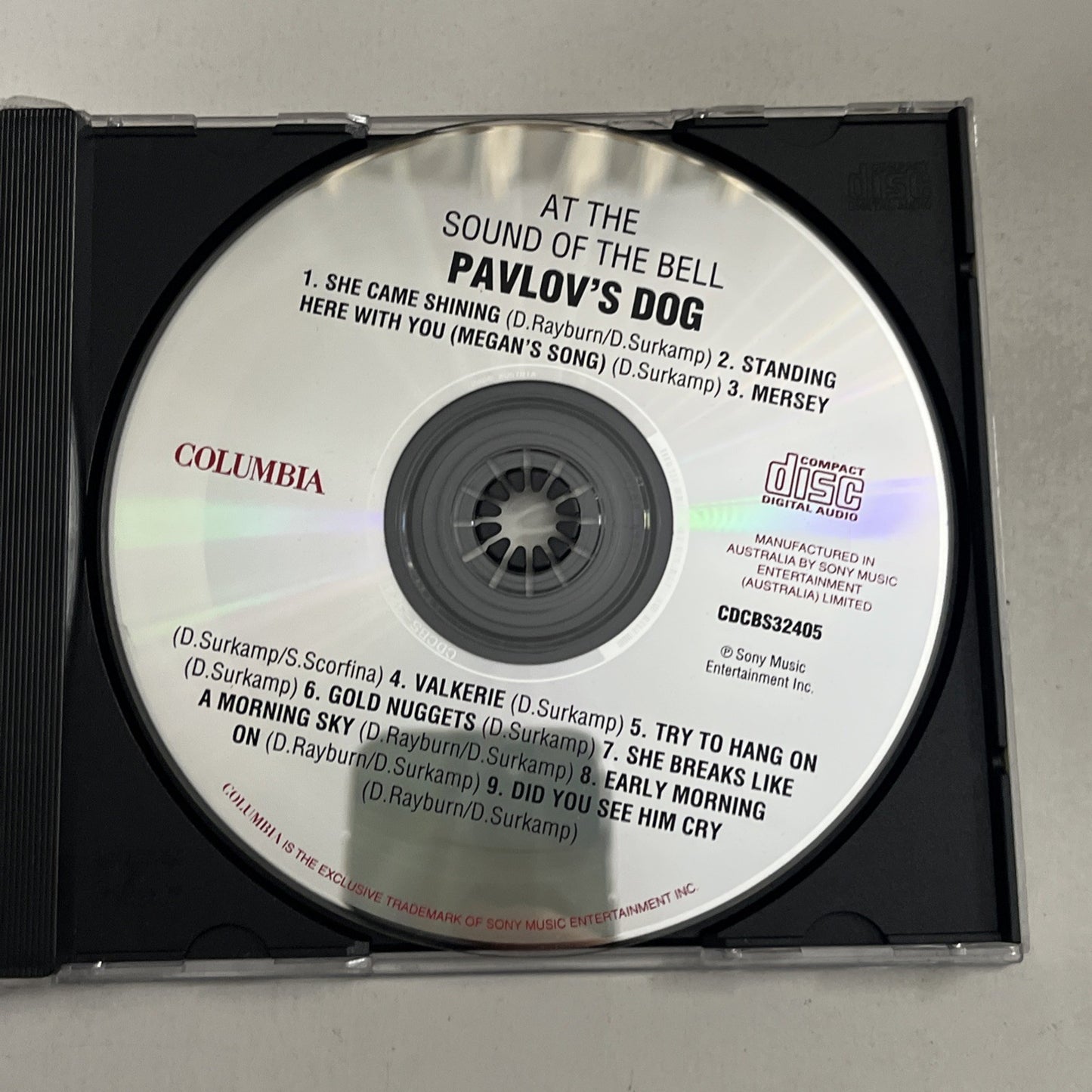 Pavlov's Dog – At The Sound Of The Bell (CD, 1994) Australia CDCBS 32405
