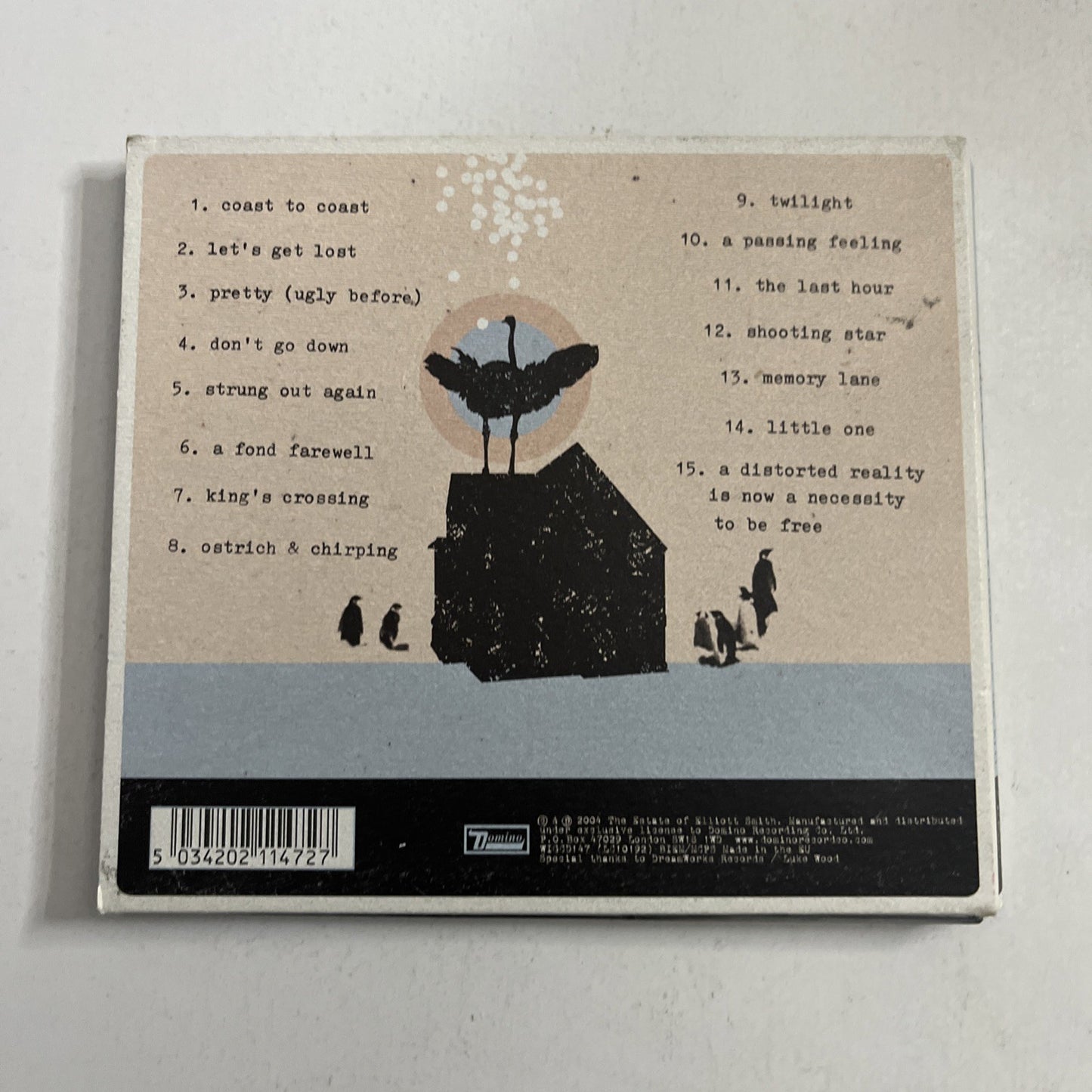 Elliott Smith – From A Basement On The Hill (CD, 2004) Digipak WIGCD147