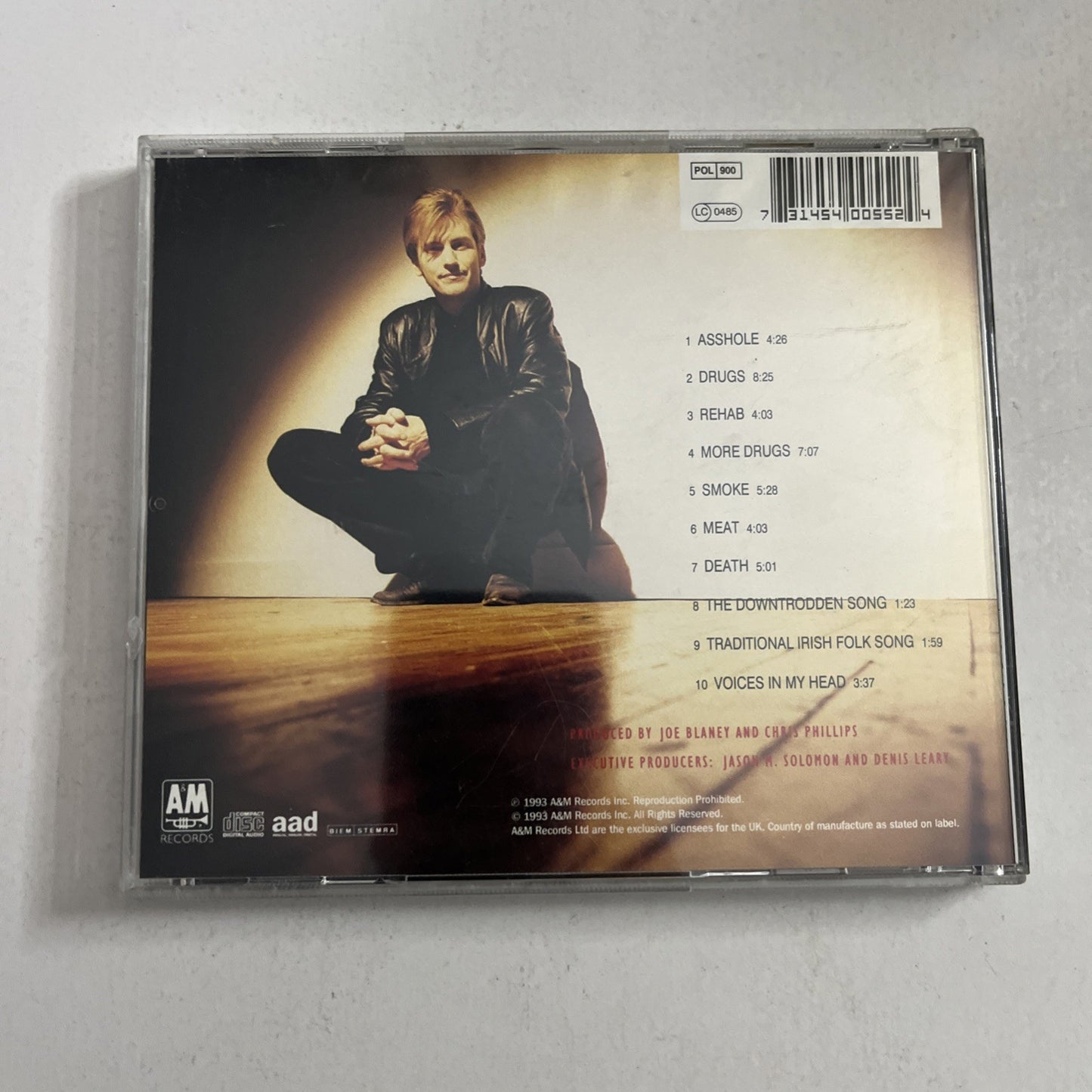 Denis Leary – No Cure For Cancer (CD, 1993) UK 540 055-2