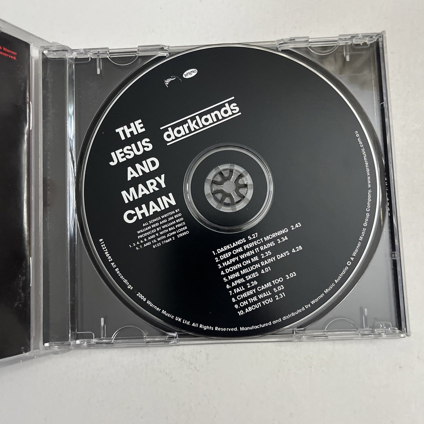 The Jesus And Mary Chain – Darklands (CD, 2006) Australia 8122776692
