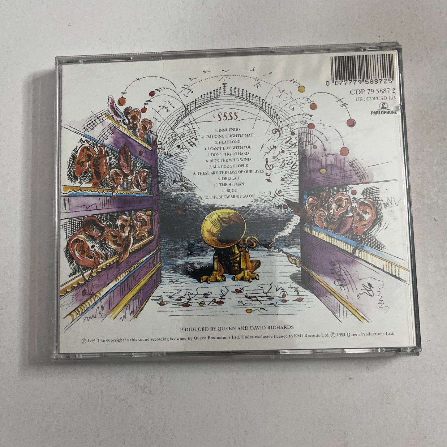 Queen – Innuendo (CD, 1991) UK CDP 79 5887 2