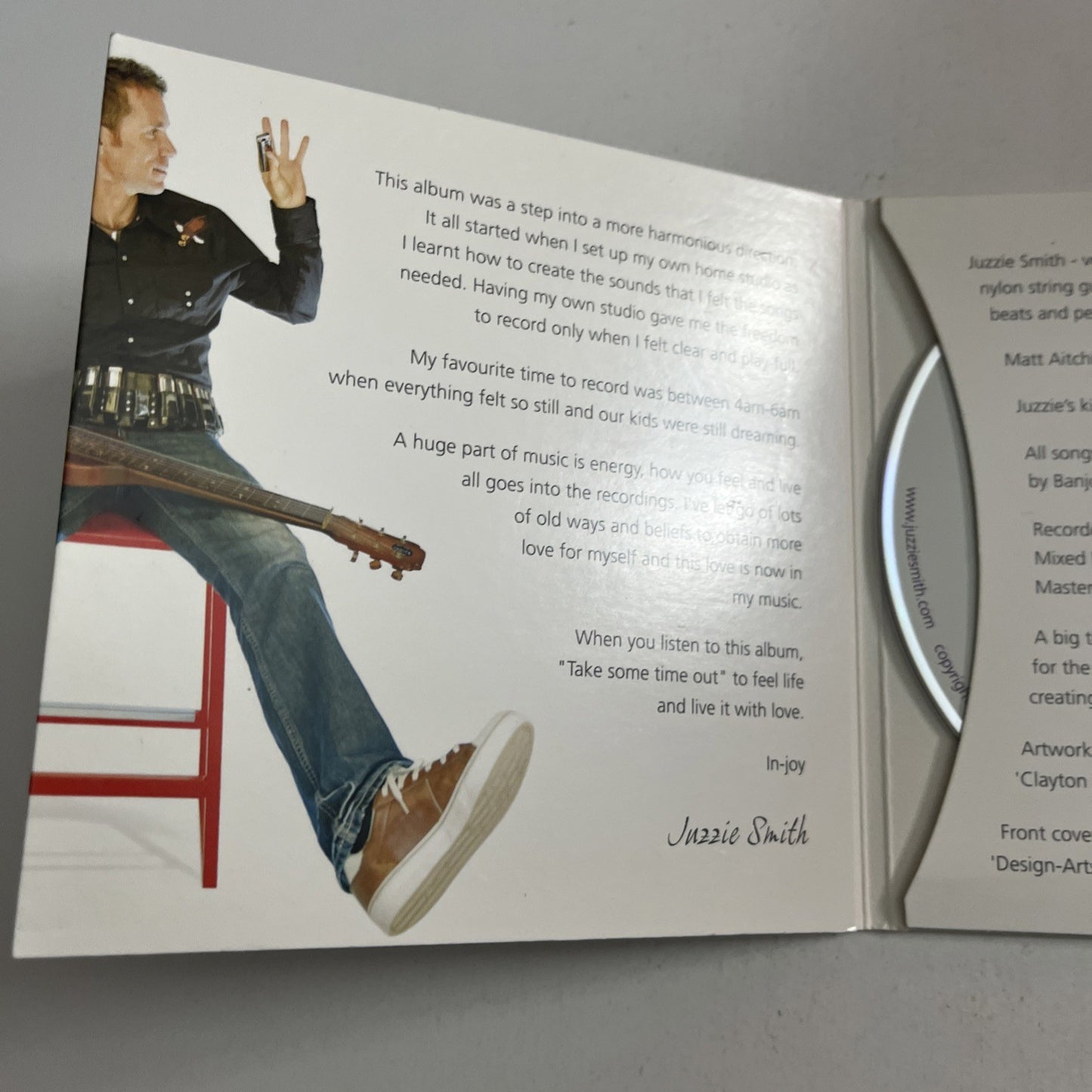 Juzzie Smith – Taking Time Out (CD, 2010) Australia JS004