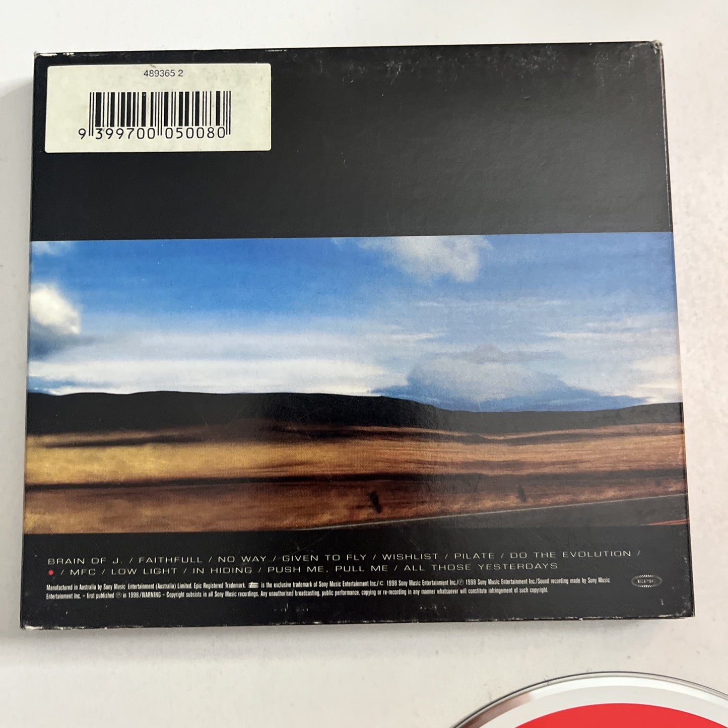 Pearl Jam – Yield (CD, 1998) Australia Digipak 489365 2