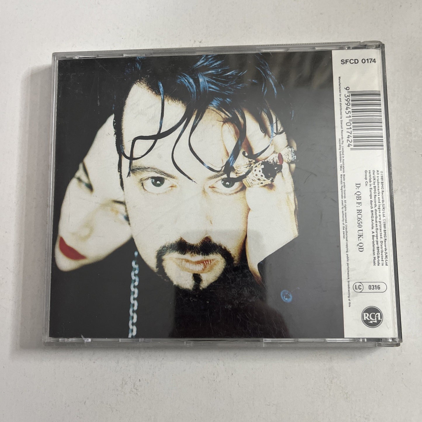 Eurythmics – We Too Are One (CD, 1989) Australia SFCD 0174