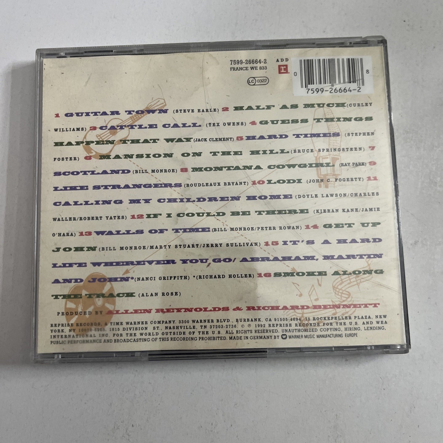 Emmylou Harris, The Nash Ramblers – At The Ryman (CD, 1992)  7599-26664-2