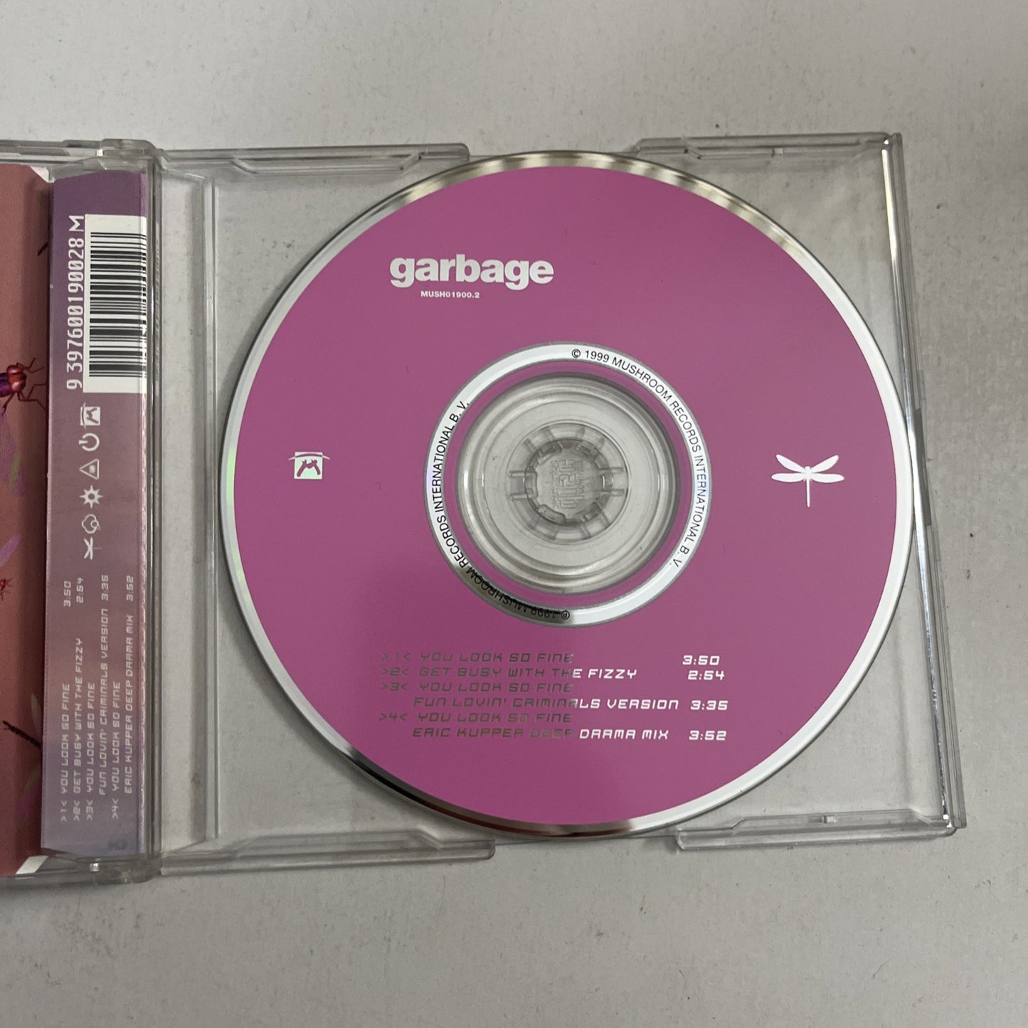 Garbage – You Look So Fine (CD, 1999) Australia Single MUSH01900.2