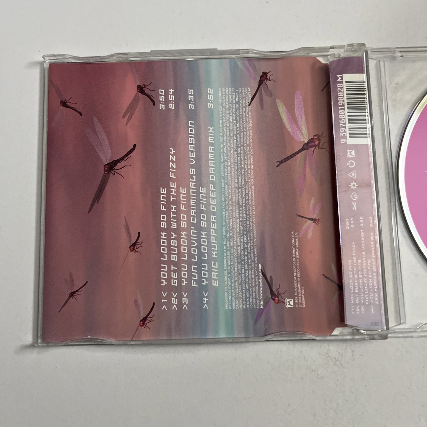 Garbage – You Look So Fine (CD, 1999) Australia Single MUSH01900.2