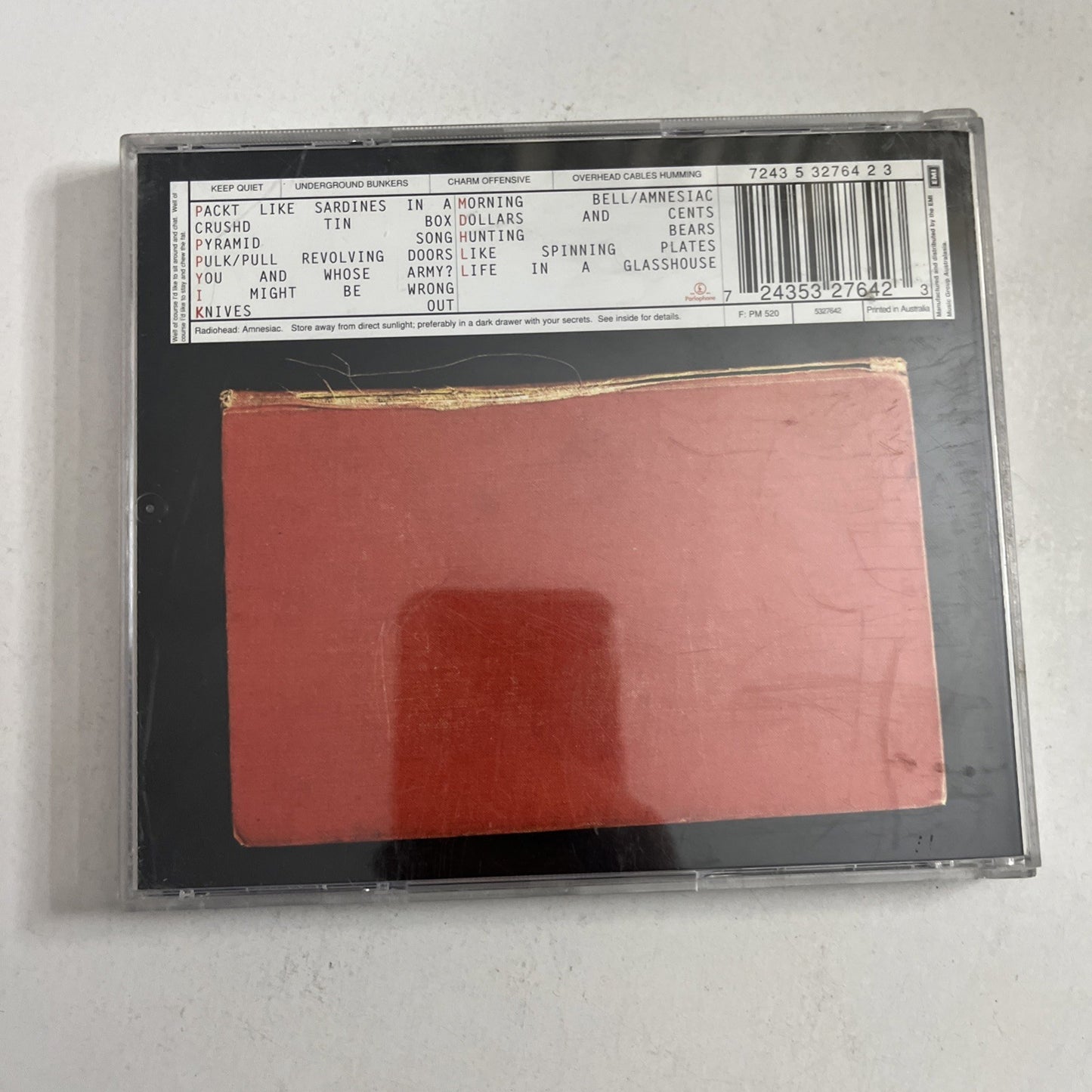Radiohead – Amnesiac (CD, 2001) Australia 7243 5 32764 2 3