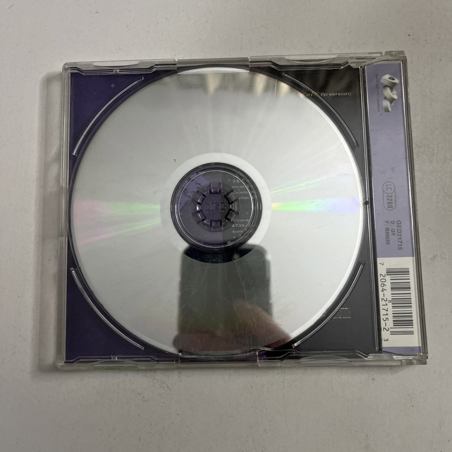 Nirvana – Come As You Are (CD, 1991) Australia Maxi-Single GED21715