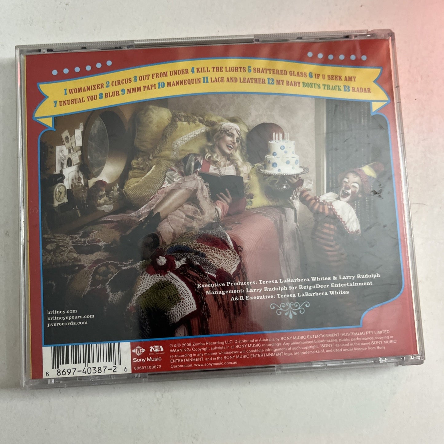 Britney Spears – Circus (CD, 2008) Australia 88697403872