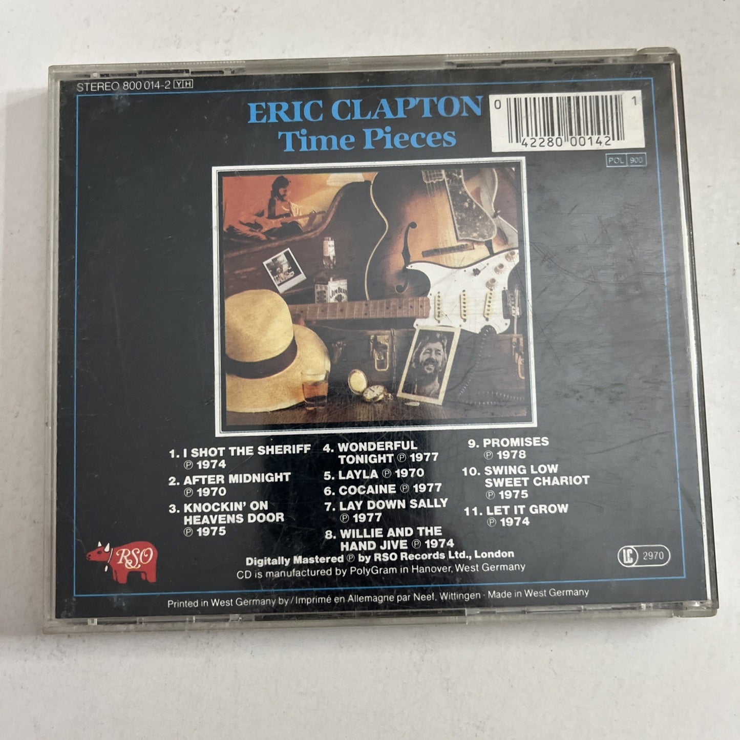 Eric Clapton – Time Pieces - The Best Of Eric Clapton (CD, 2000) 800 014-2