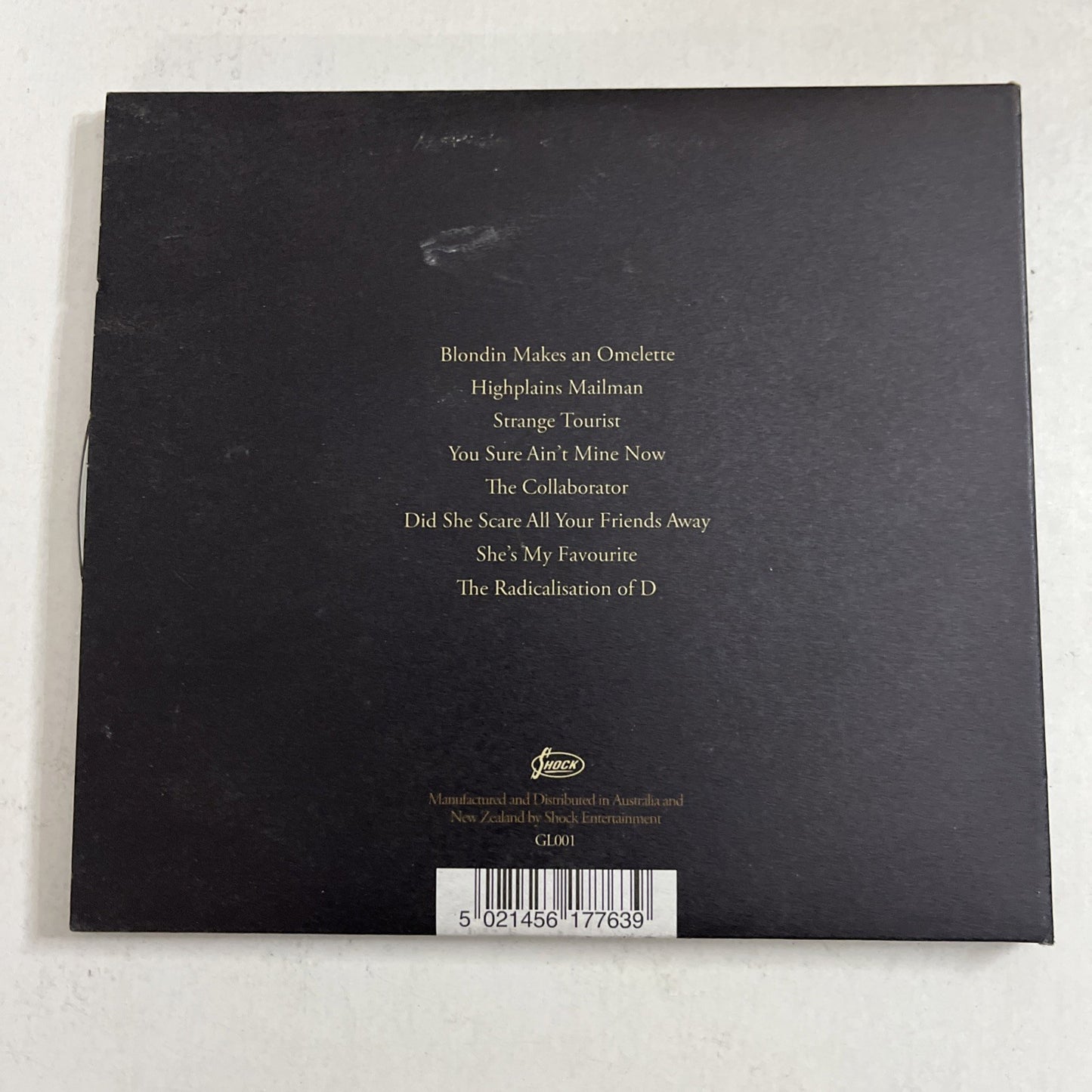 Gareth Liddiard – Strange Tourist (CD, 2010) Australia Digipak GL001