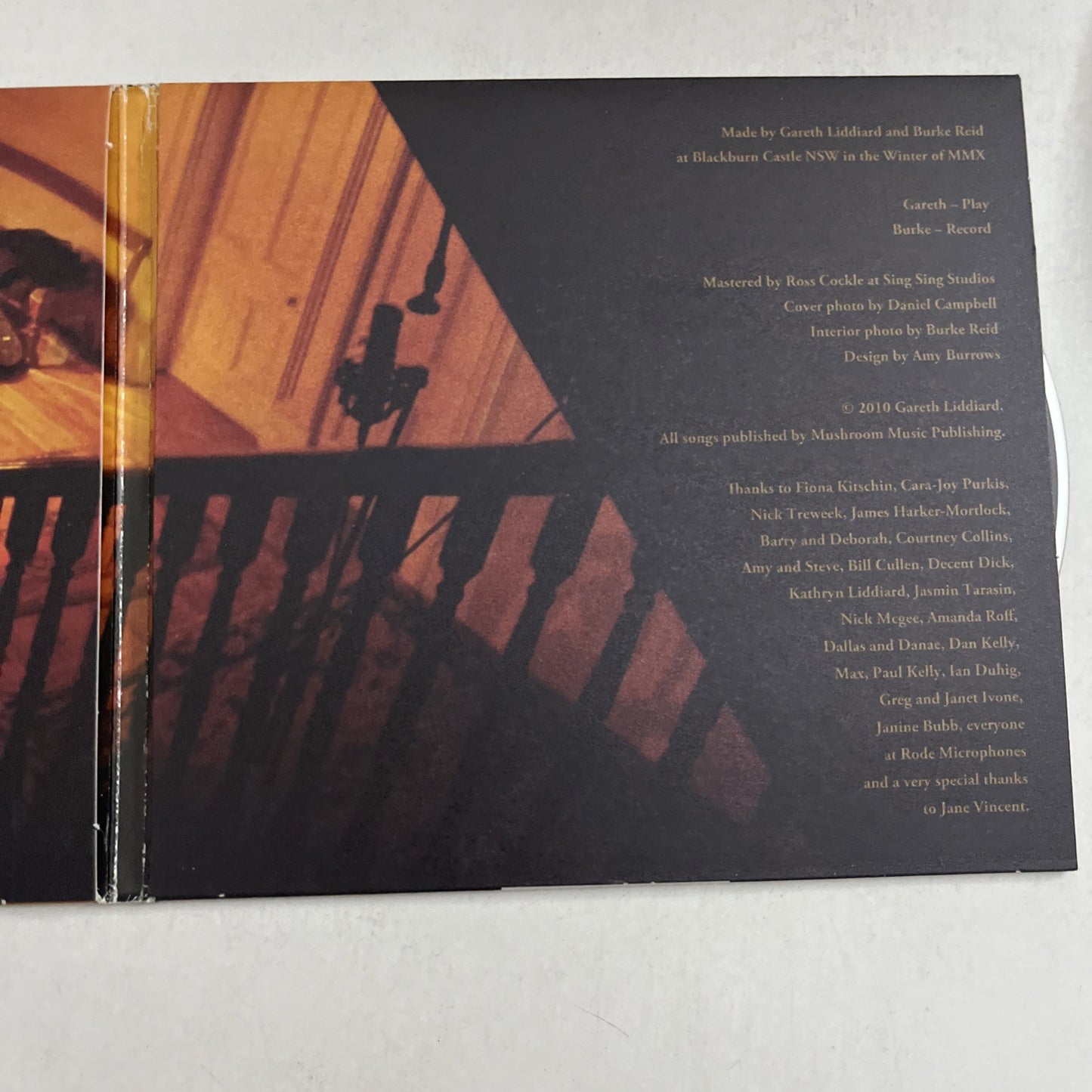 Gareth Liddiard – Strange Tourist (CD, 2010) Australia Digipak GL001