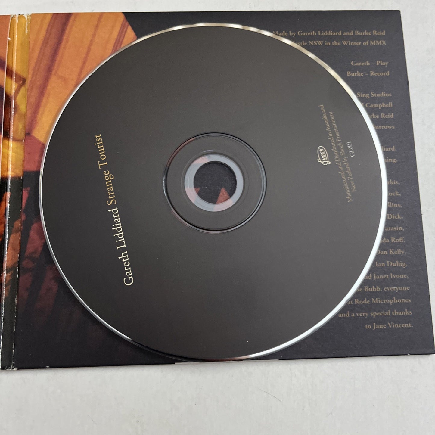 Gareth Liddiard – Strange Tourist (CD, 2010) Australia Digipak GL001