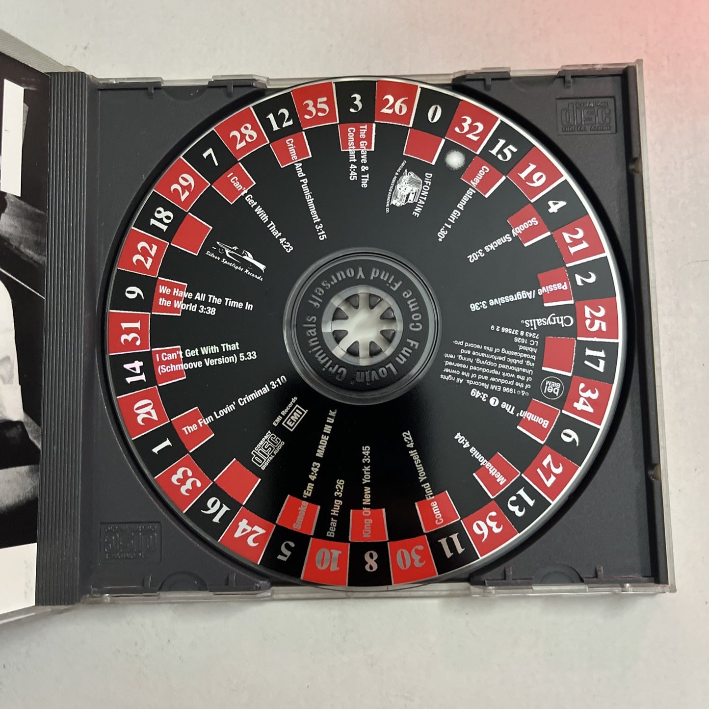 Fun Lovin' Criminals – Come Find Yourself (CD, 1996) 7243 8 37566 2 9