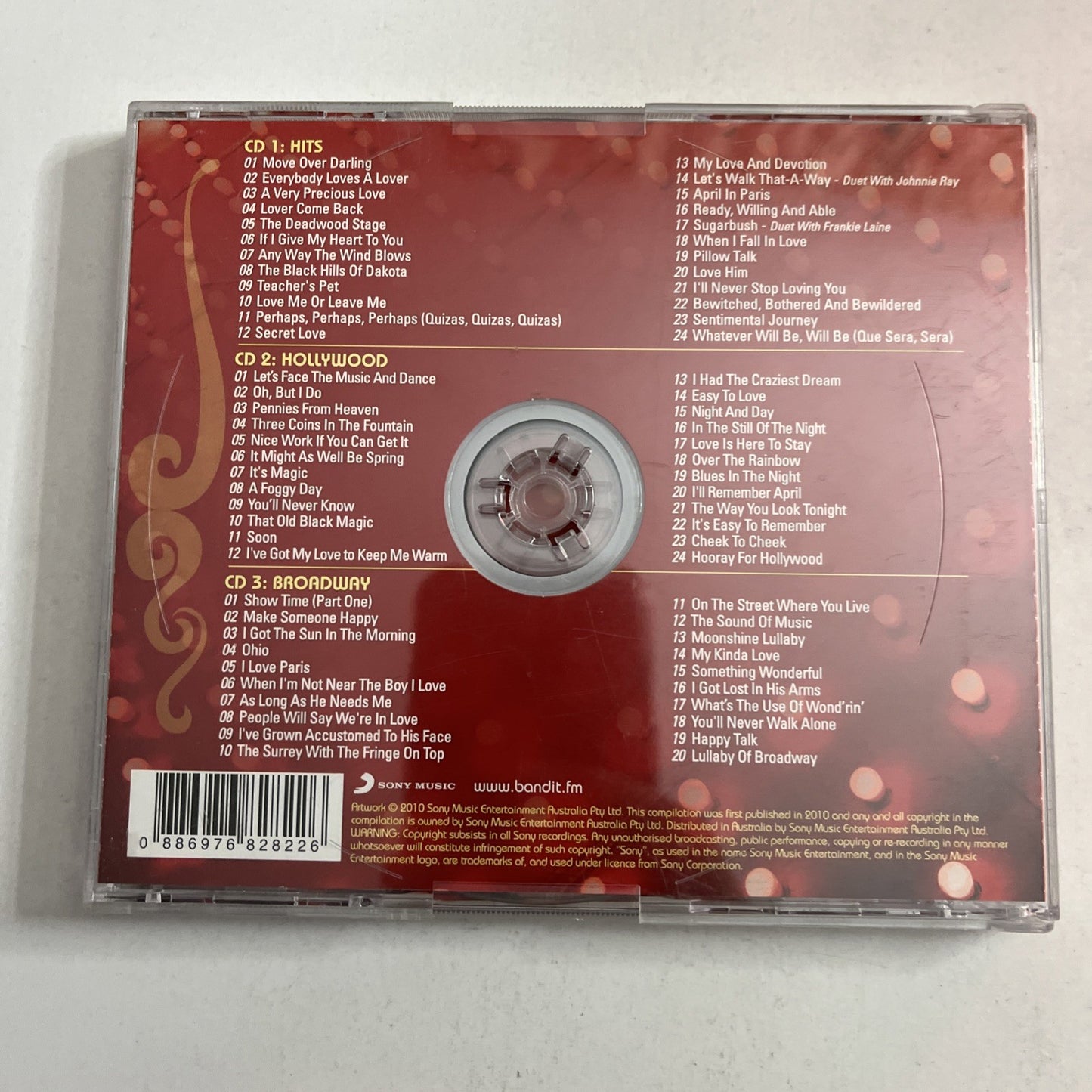 Doris Day – Hits, Hollywood & Broadway (CD, 2010) Australia 3-Discs 88697682822