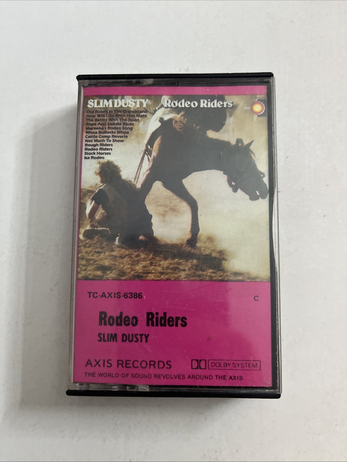 Slim Dusty – Rodeo Riders (Cassette, 1977) Australia TC-AX-6386