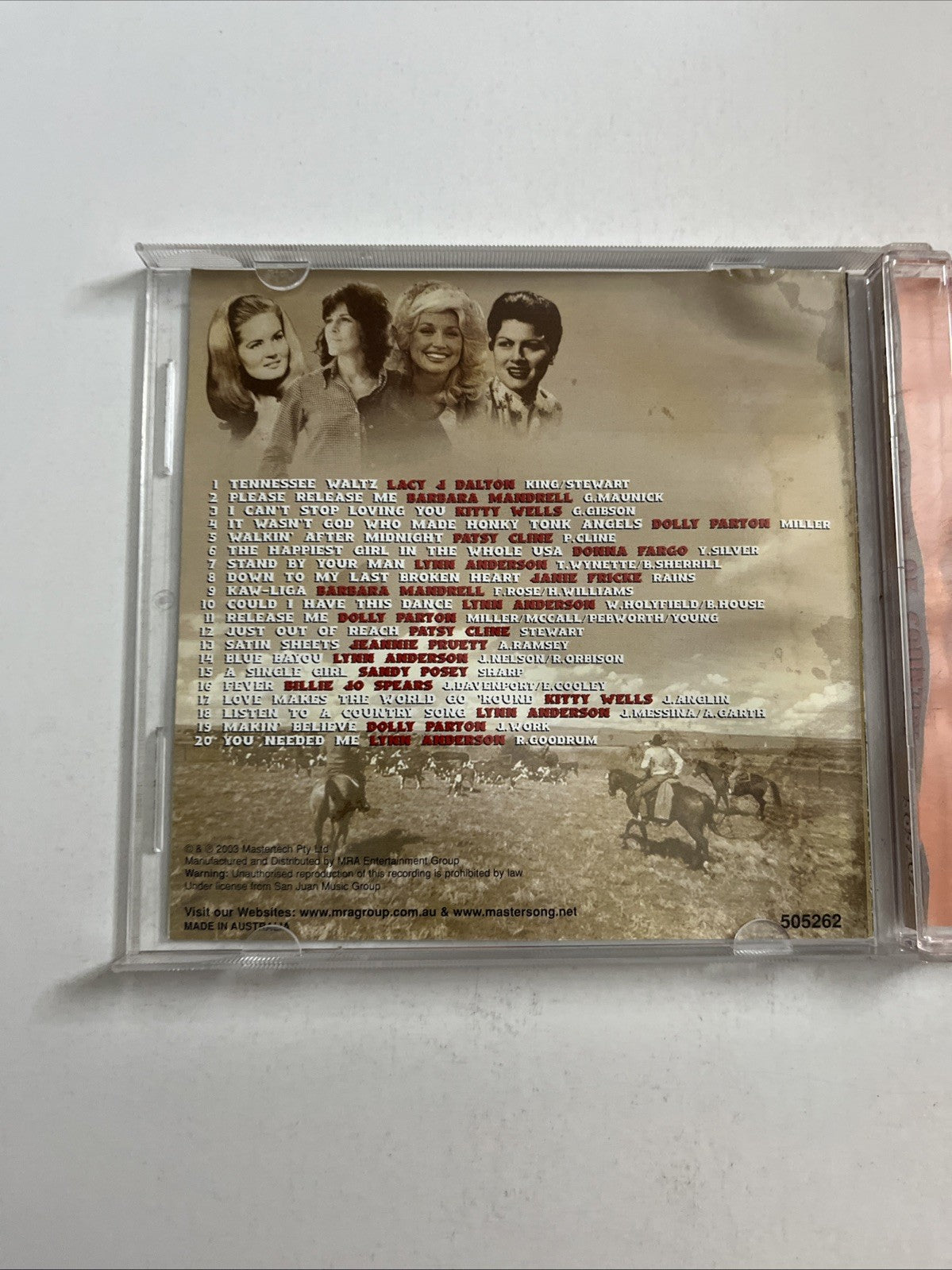 Kitty Wells, Patsy Cline, Dolly Parton & More – Women Of Country (CD, 2003)