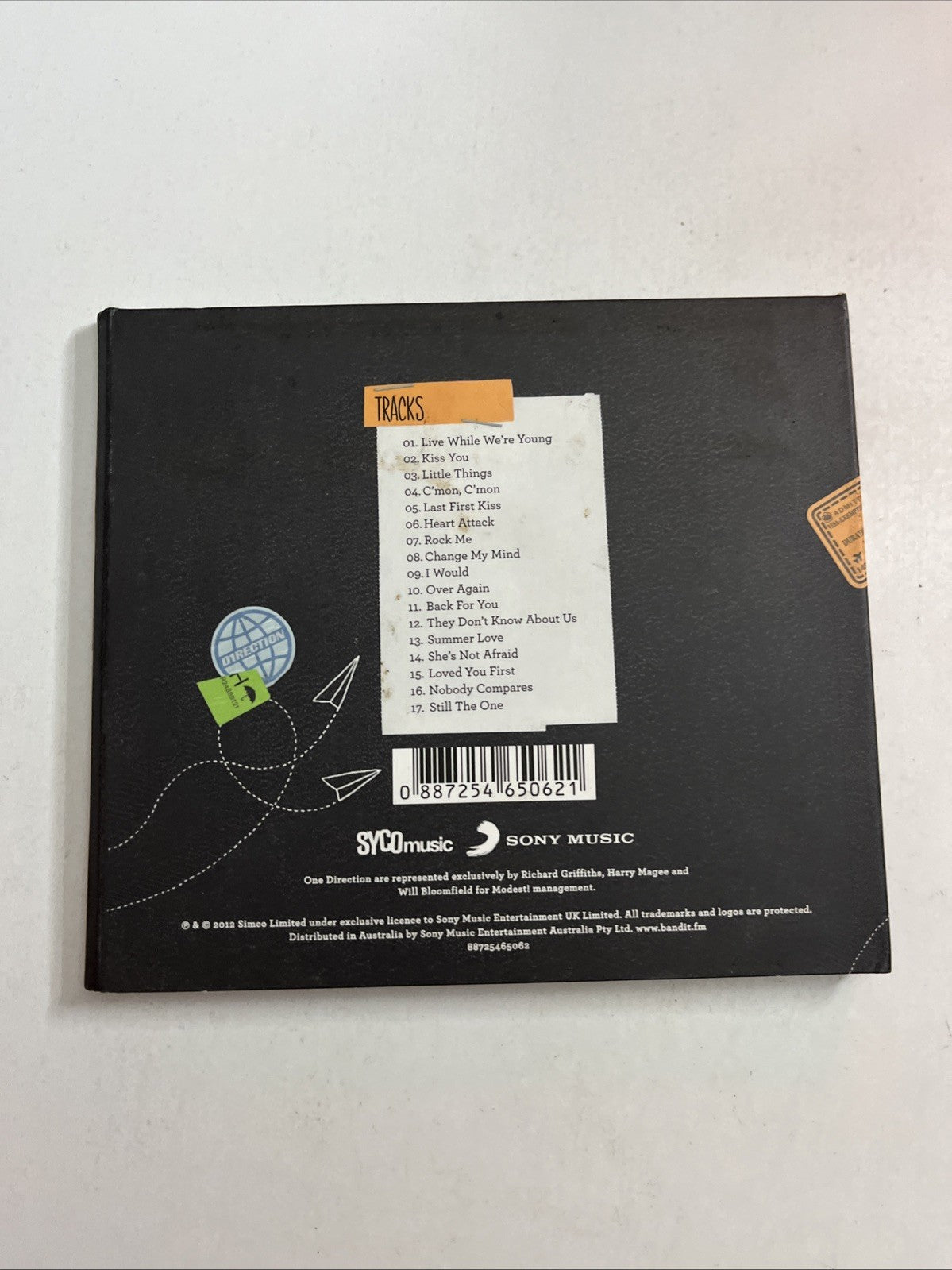 One Direction – Take Me Home (CD, 2012) Australia Digipak Limited Ed 88725465062