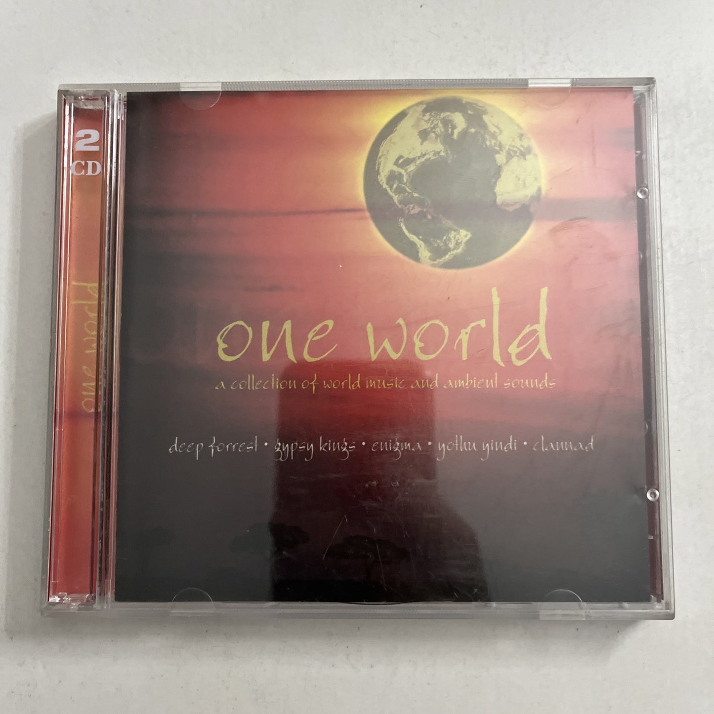 One World (A Collection Of World Music And Ambient Sounds) (CD, 2000) 2-Disc