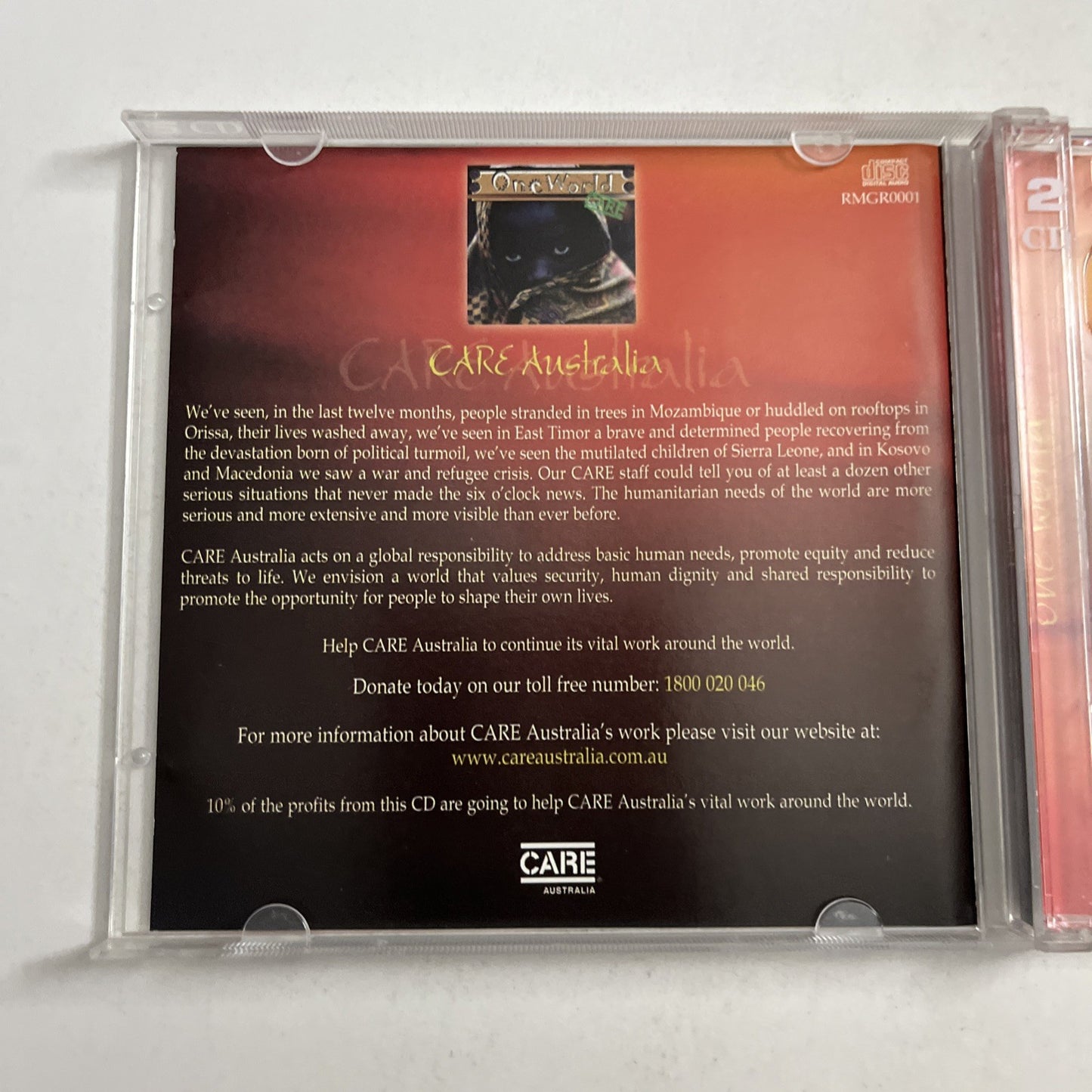 One World (A Collection Of World Music And Ambient Sounds) (CD, 2000) 2-Disc