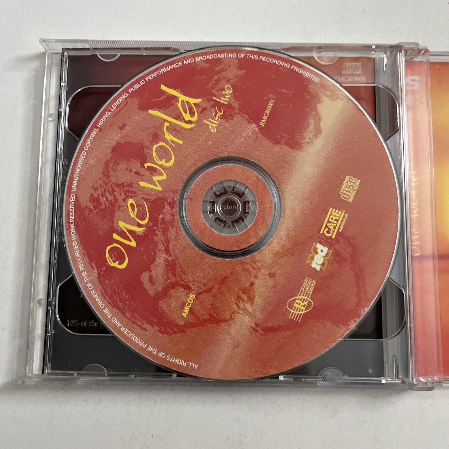 One World (A Collection Of World Music And Ambient Sounds) (CD, 2000) 2-Disc