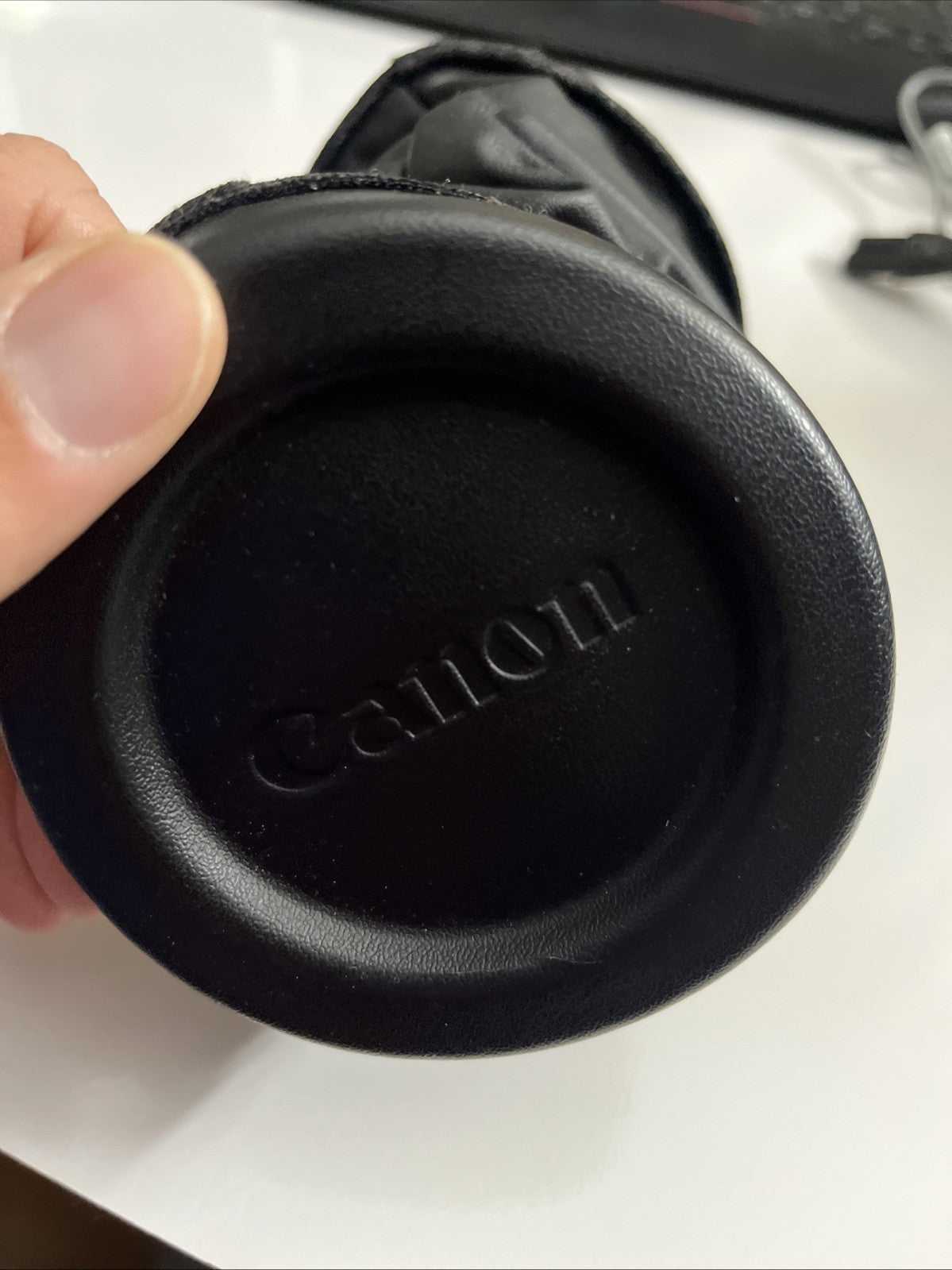 Genuine Canon Soft Lens Case ES-C17 Japan