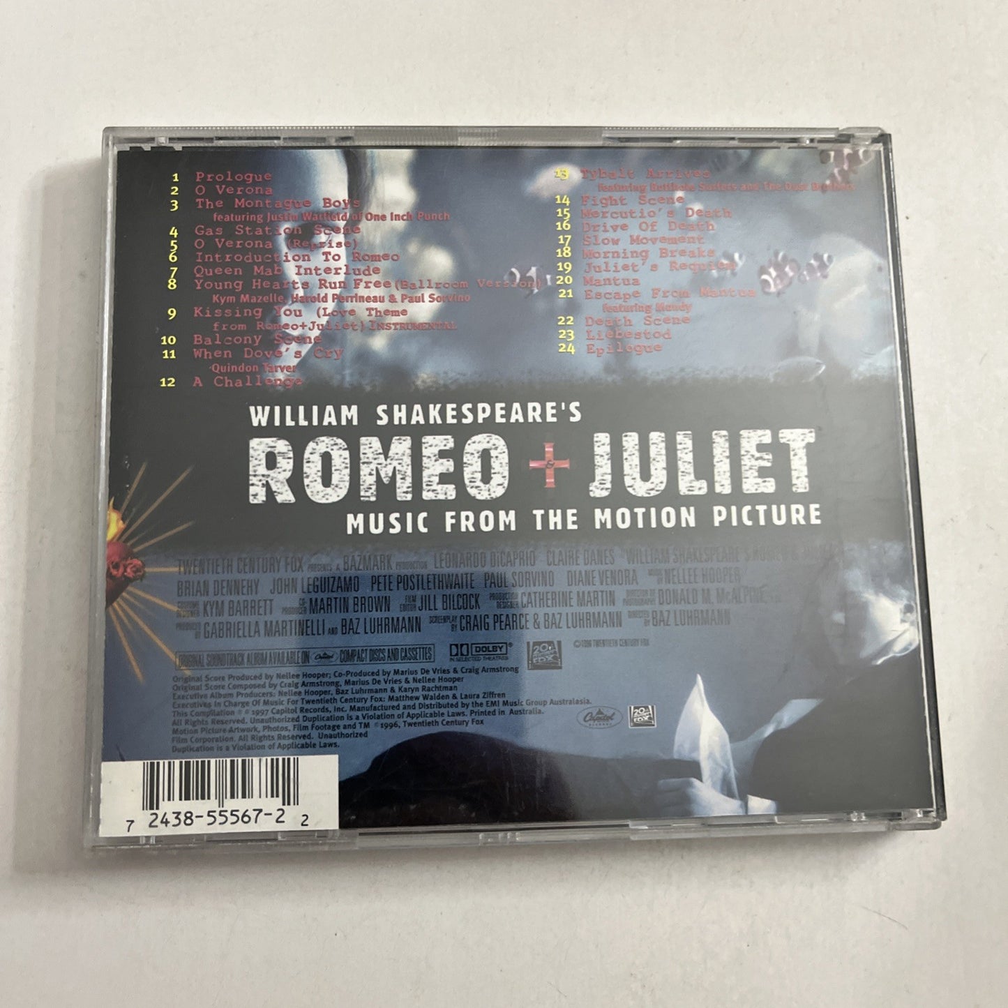 William Shakespeare's Romeo + Juliet Film Soundtrack OST Volume 2 (CD, 1997)