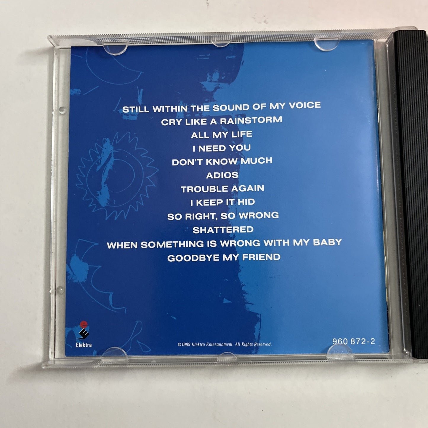 Linda Ronstadt Aaron Neville – Cry Like A Rainstorm Howl Like The Wind CD 1989)