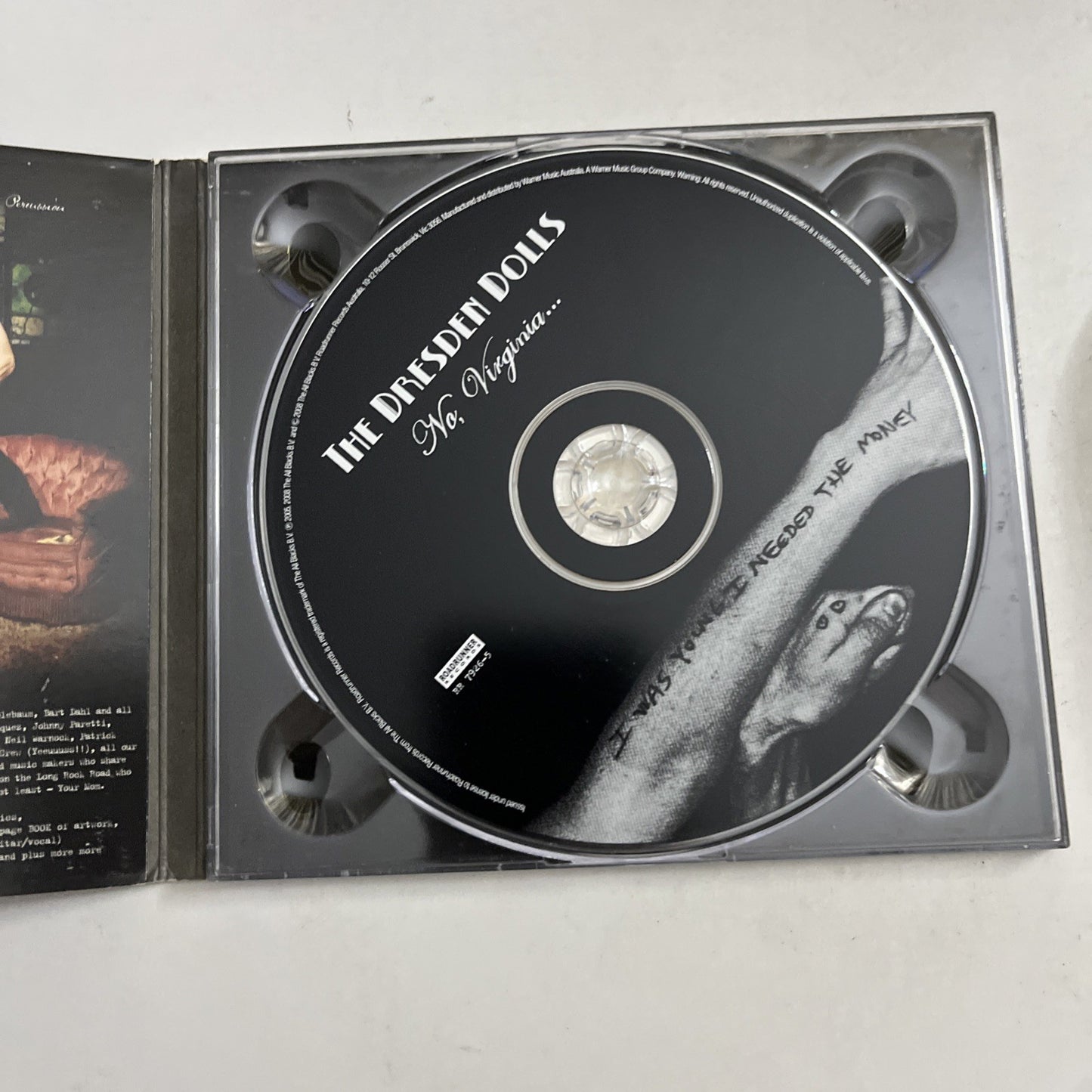 The Dresden Dolls – No, Virginia... (CD, 2008) Australia Digipak RR 7926-5