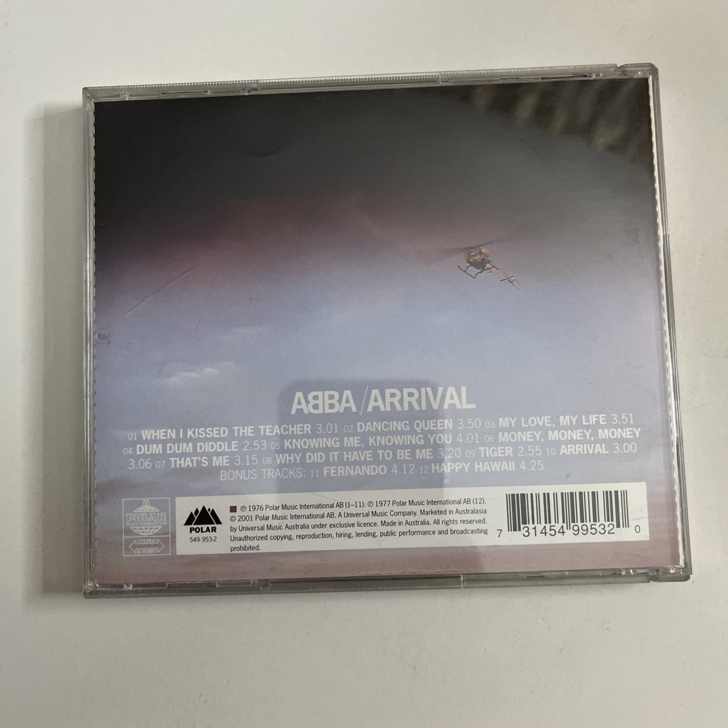 ABBA – Arrival (CD, 2001) Australasia 549 953-2