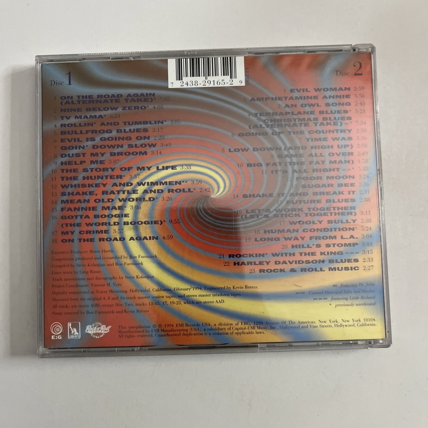 Canned Heat – Uncanned! The Best Of Canned Heat (CD, 1994) 2-Disc