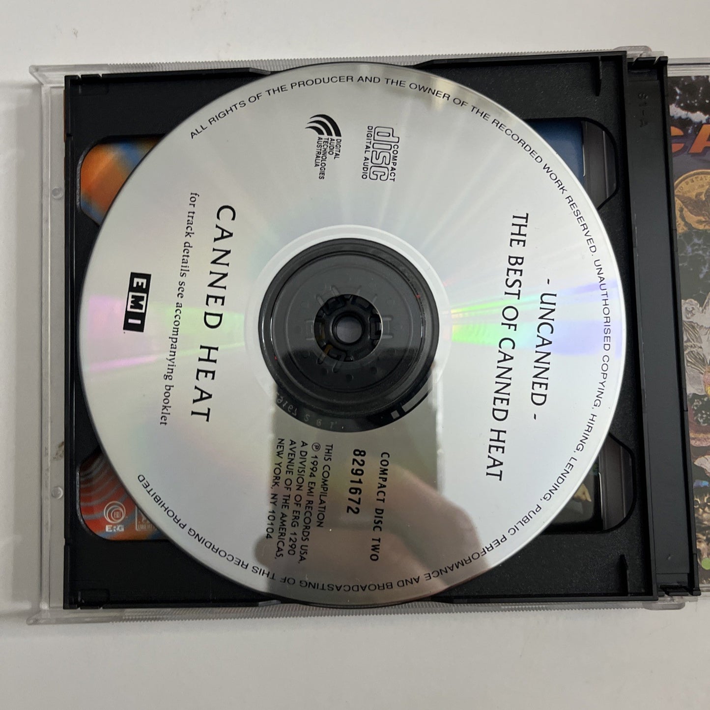 Canned Heat – Uncanned! The Best Of Canned Heat (CD, 1994) 2-Disc