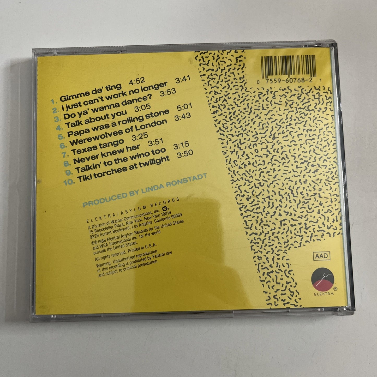 David Lindley And El Rayo-X – Very Greasy (CD, 1988) US 9 60768-2