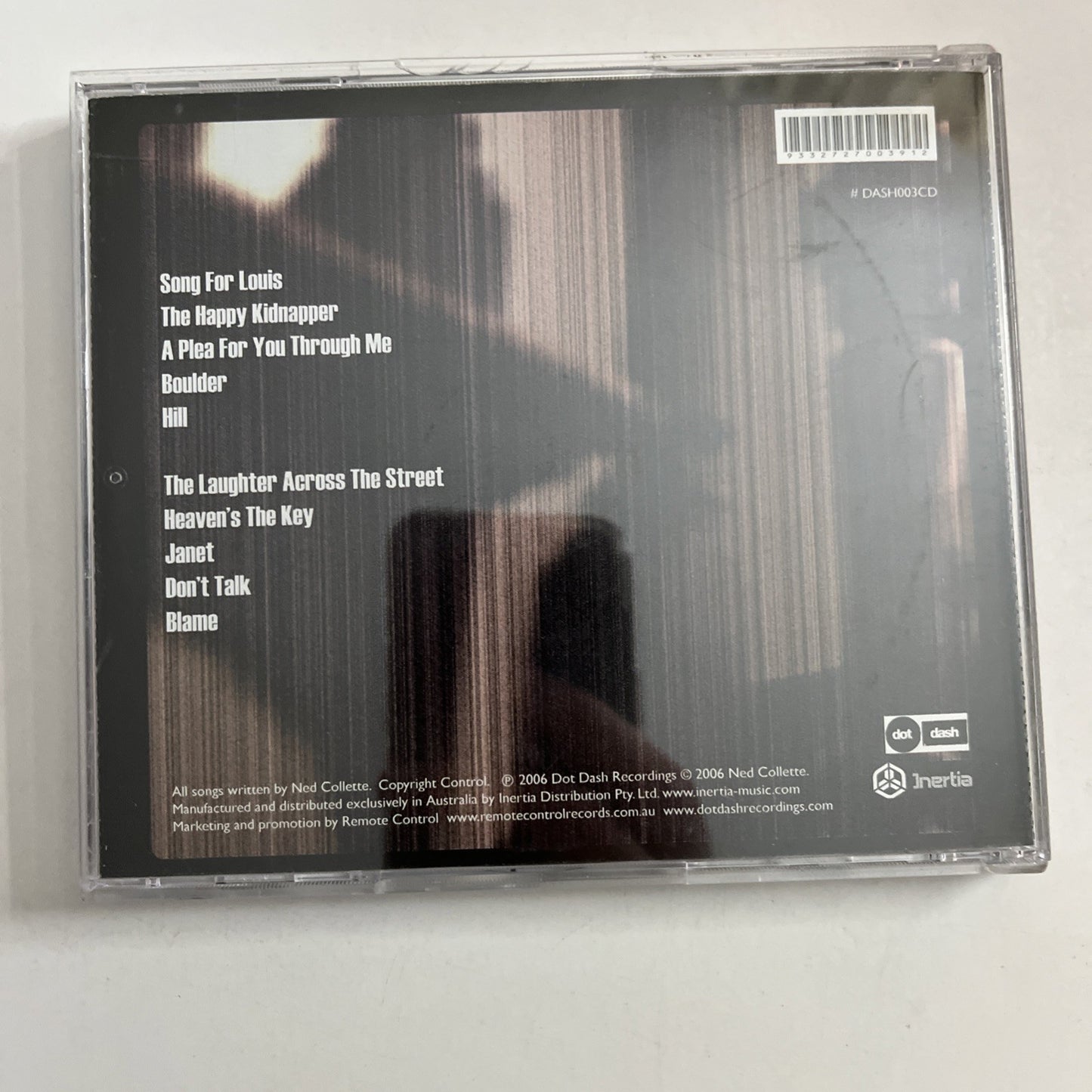 Ned Collette – Jokes And Trials (CD, 2006) Australia DASH003CD