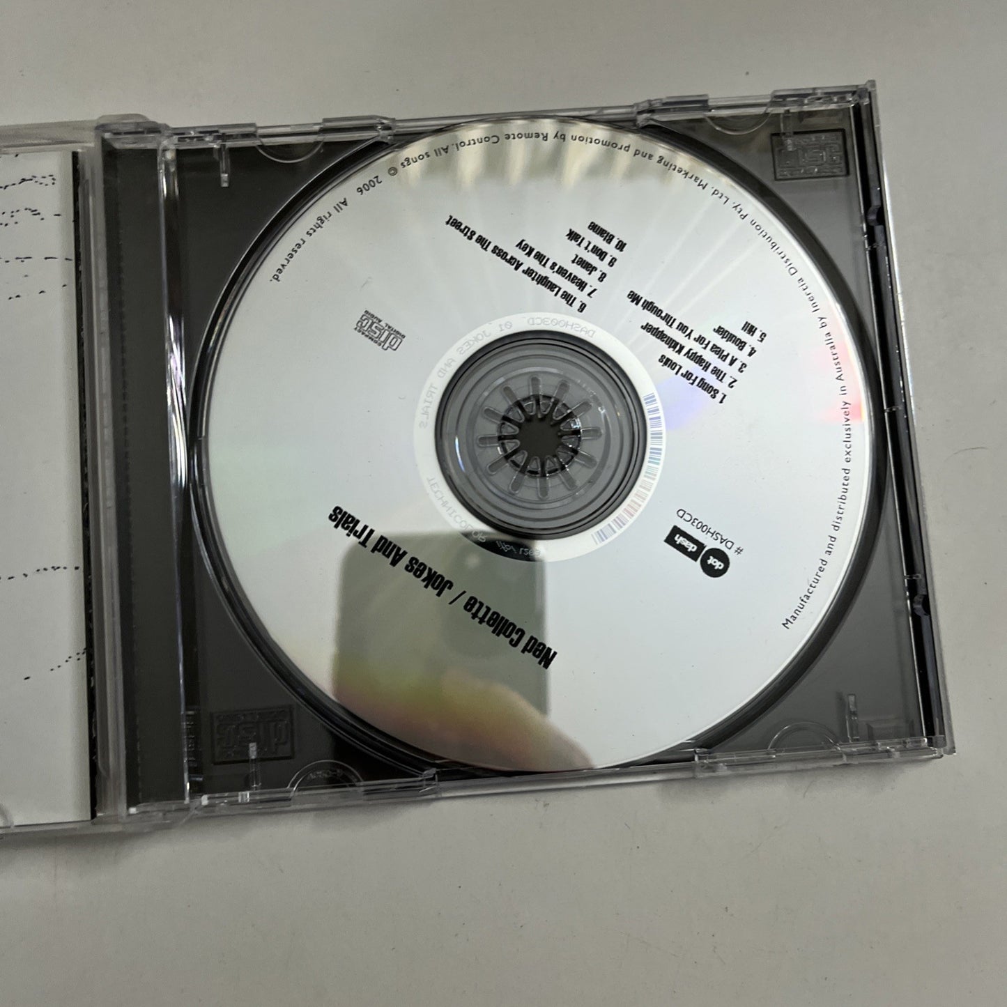 Ned Collette – Jokes And Trials (CD, 2006) Australia DASH003CD