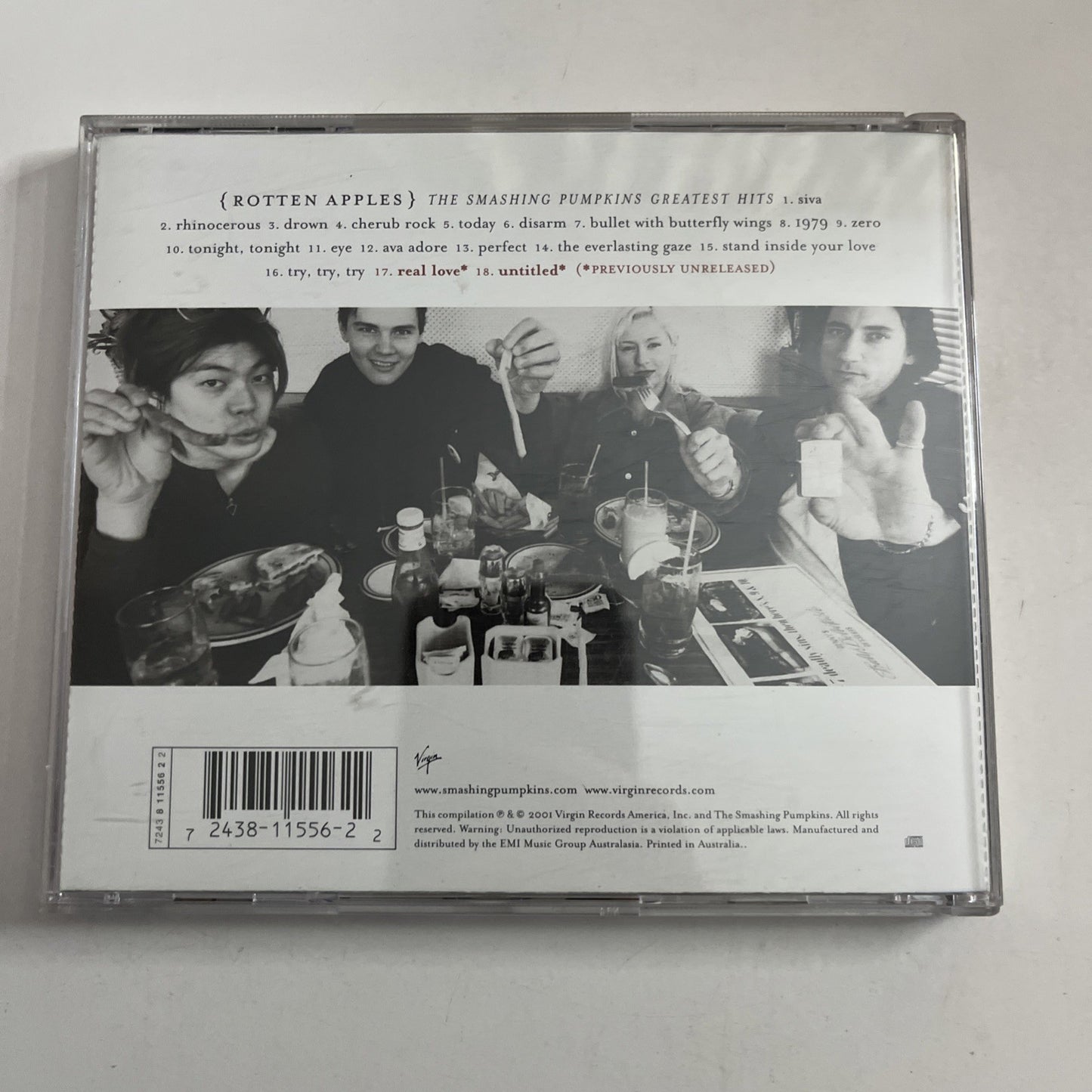 The Smashing Pumpkins – {Rotten Apples} Greatest Hits (CD, 2001) Australia