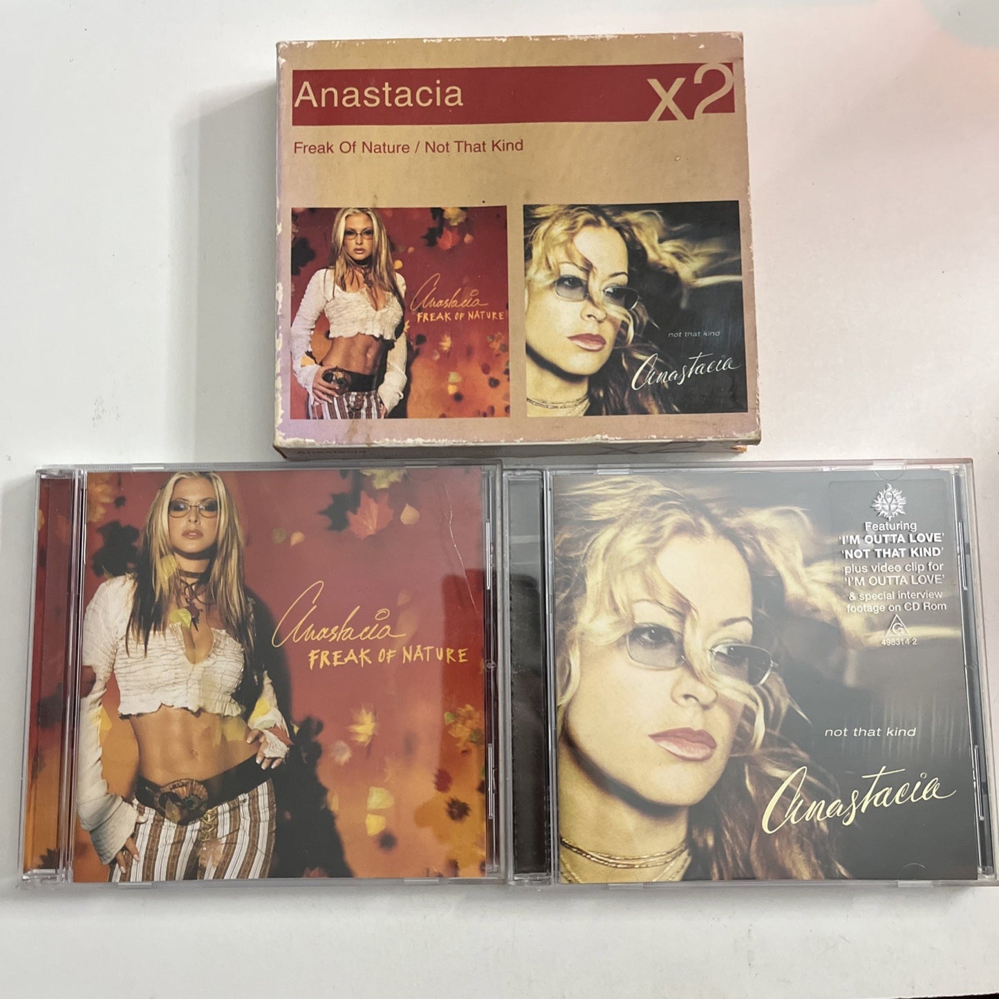 Anastacia – Freak Of Nature / Not That Kind (CD, 2003) 2-Disc Album